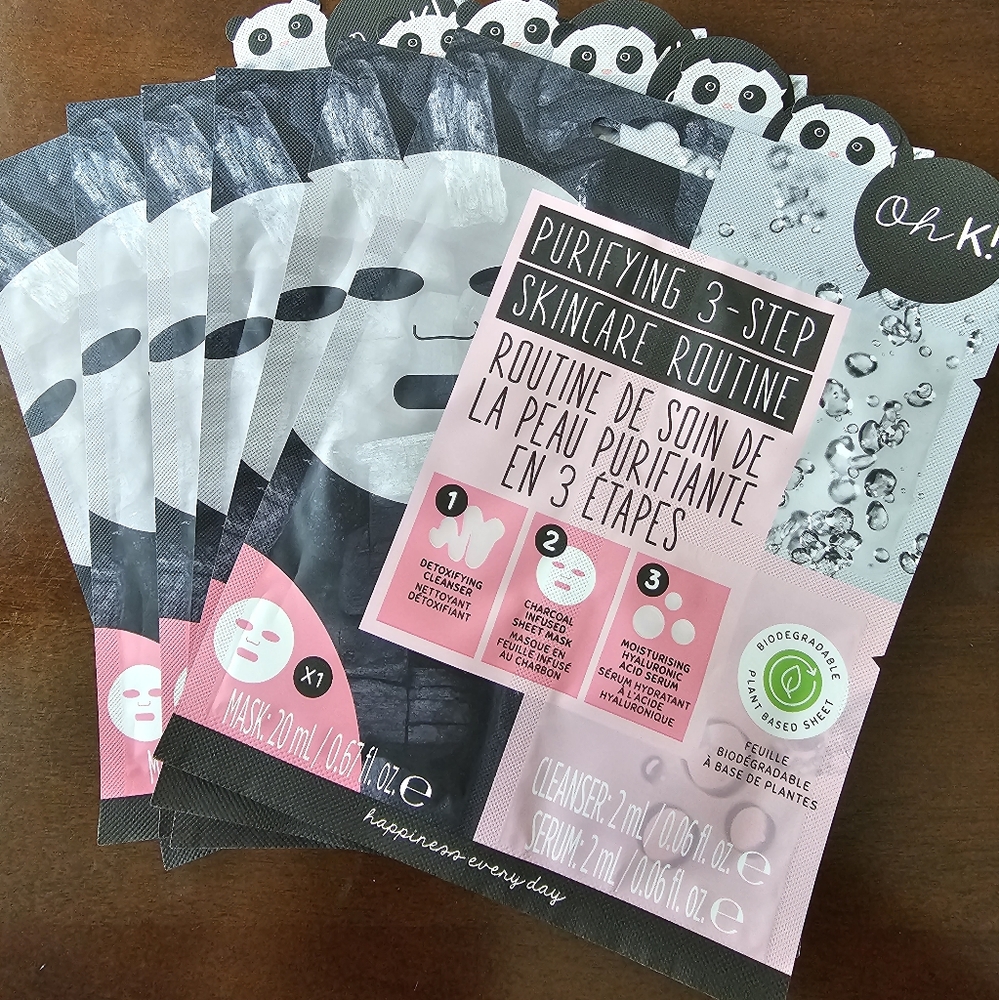 Oh k! Purifying 3-step skingcare routine
